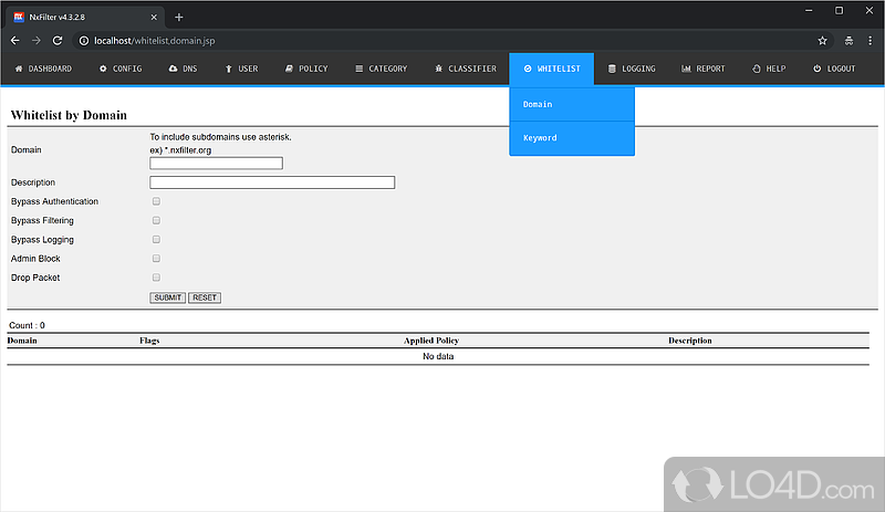 nxfilter systemctl