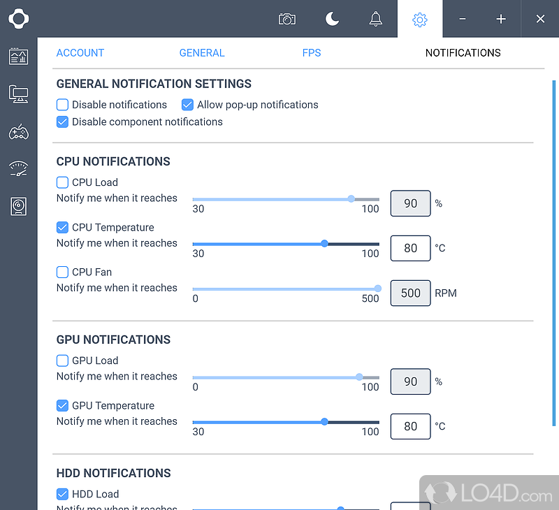 A free app for Windows, by NZXT - Screenshot of NZXT CAM