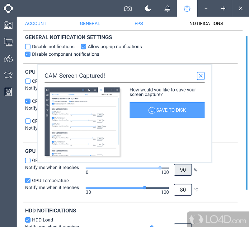 Free PC monitoring software created by NZXT for PC enthusiasts and gamers - Screenshot of NZXT CAM