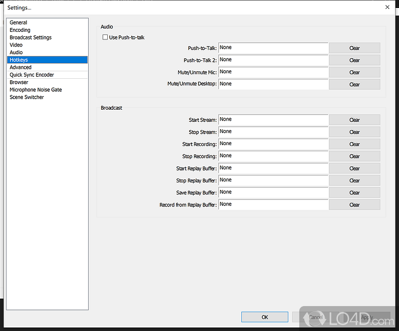 Create tutorials, presentations, gameplay videos - Screenshot of OBS Classic