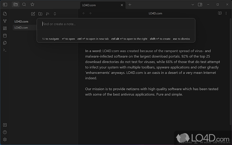 Graph view, plugin customizations, and killer features - Screenshot of Obsidian Notes