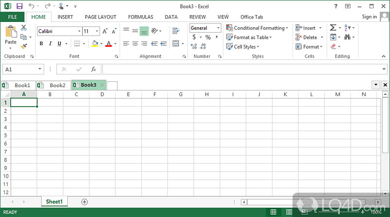 Easily manage multiple documents - Screenshot of Office Tab
