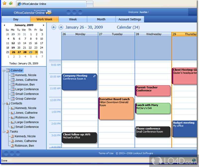 OfficeCalendar for Outlook screenshot