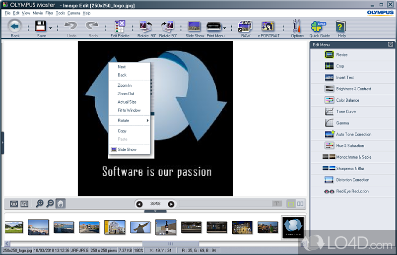 olympus master software