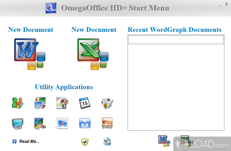OmegaOffice HD+ screenshot