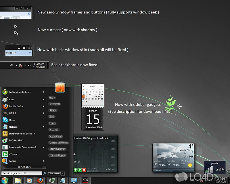 Darker theme create especially for Windows - Screenshot of Only Black Theme