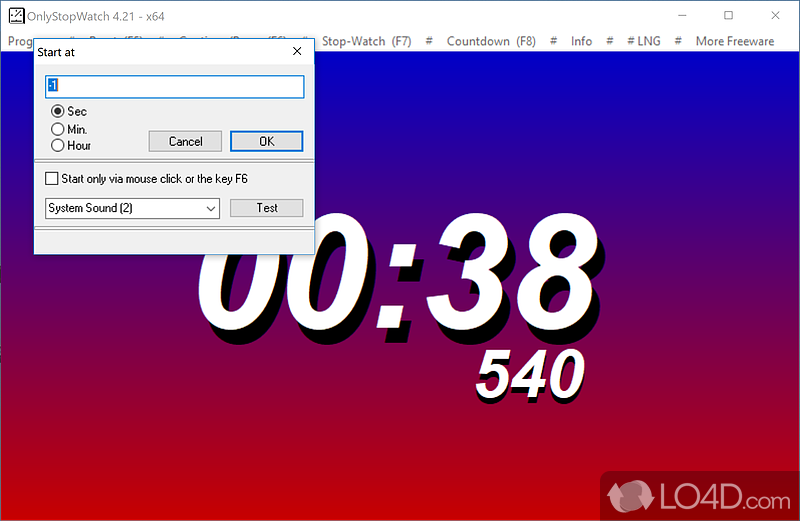 OnlyStopWatch: Simple looks - Screenshot of OnlyStopWatch