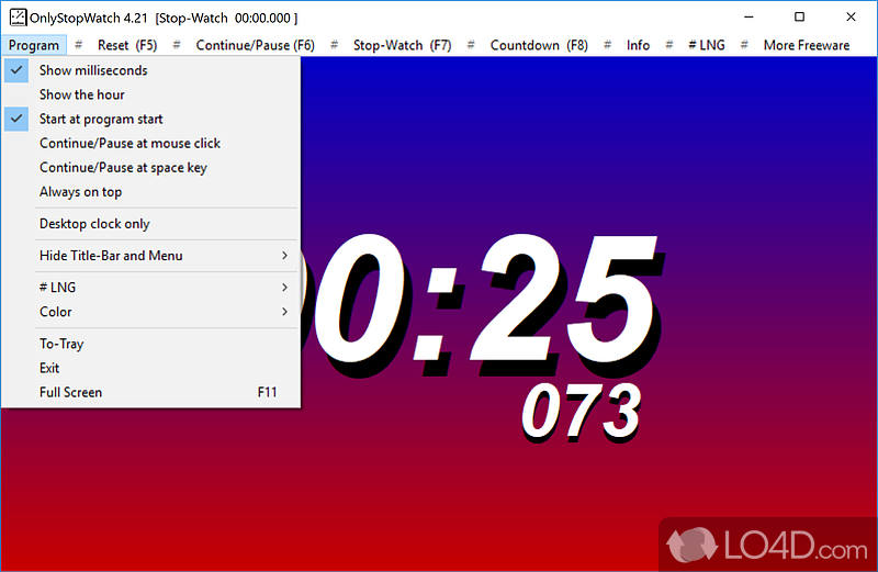 OnlyStopWatch 6.33 for mac instal free