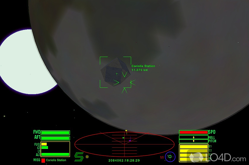 Space sim game based on Elite - Screenshot of Oolite