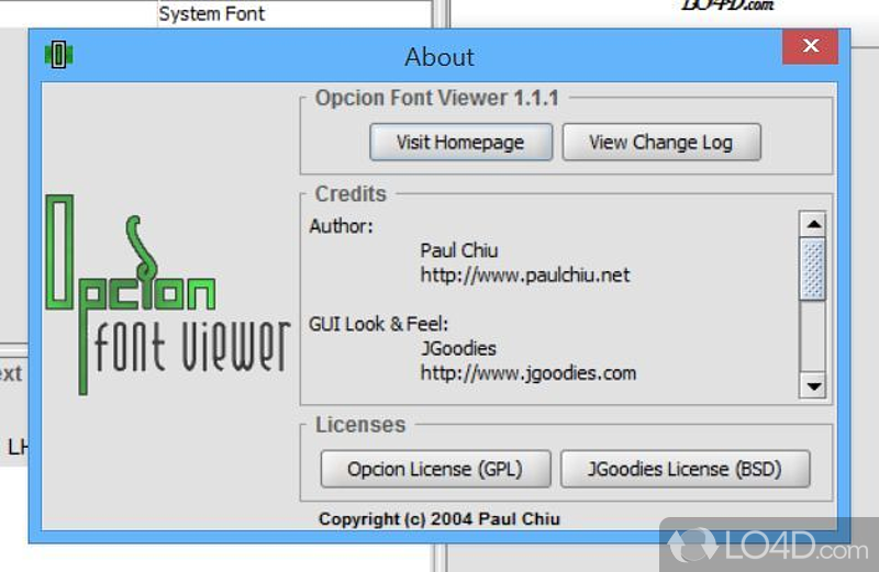 Add custom tags, and save favorite fonts - Screenshot of Opcion Font Viewer
