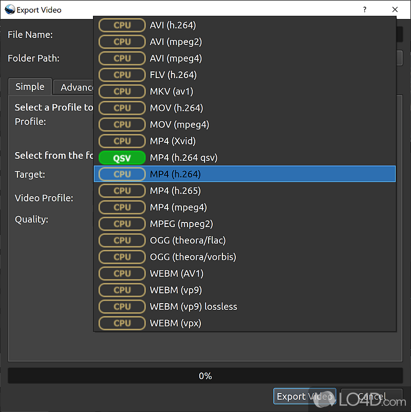 OpenShot Video Editor: Simple interface - Screenshot of OpenShot Video Editor