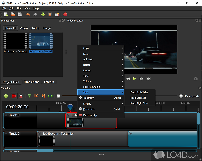 openshot video editor zoom