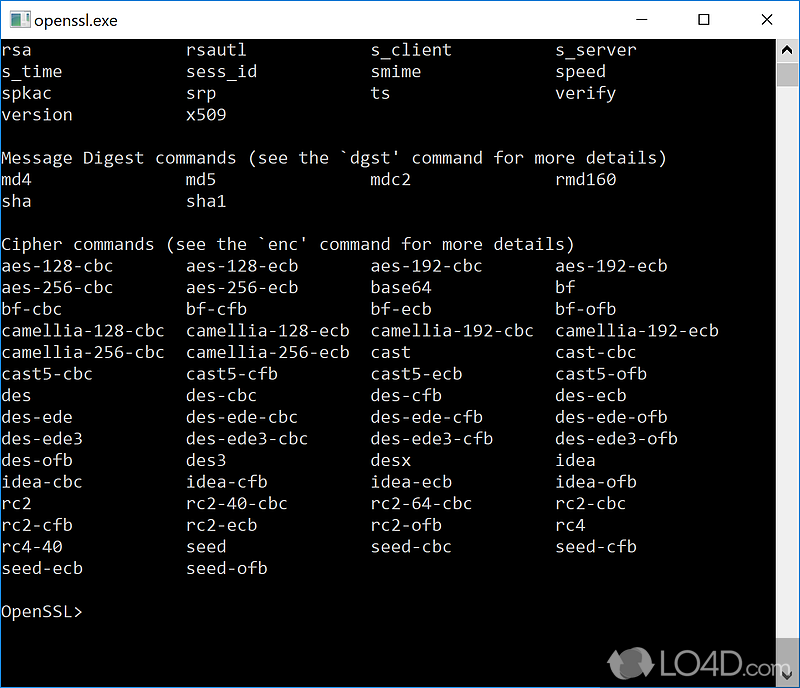 windows openssl