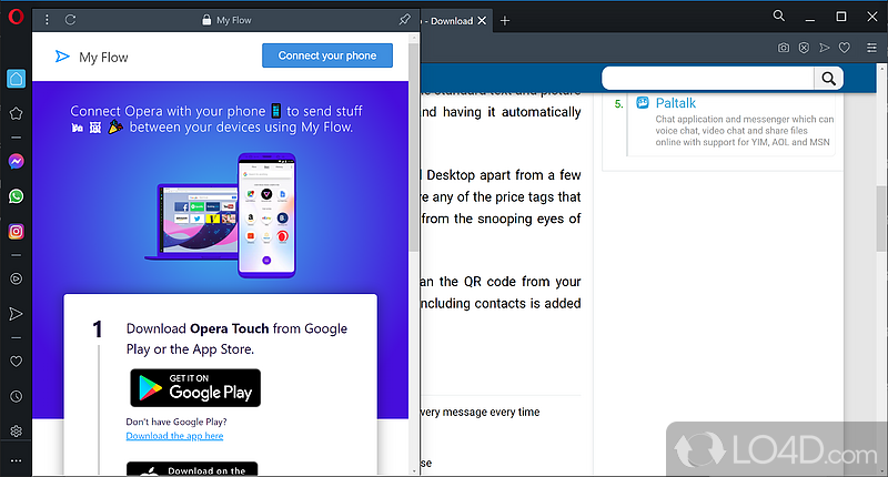 Opera Web Browser screenshot