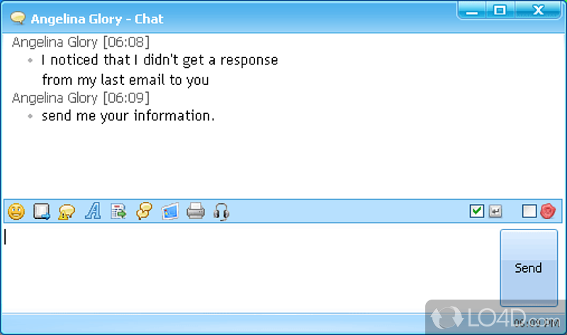 Instant Messenger for LAN Chat within Office - Screenshot of OMessenger