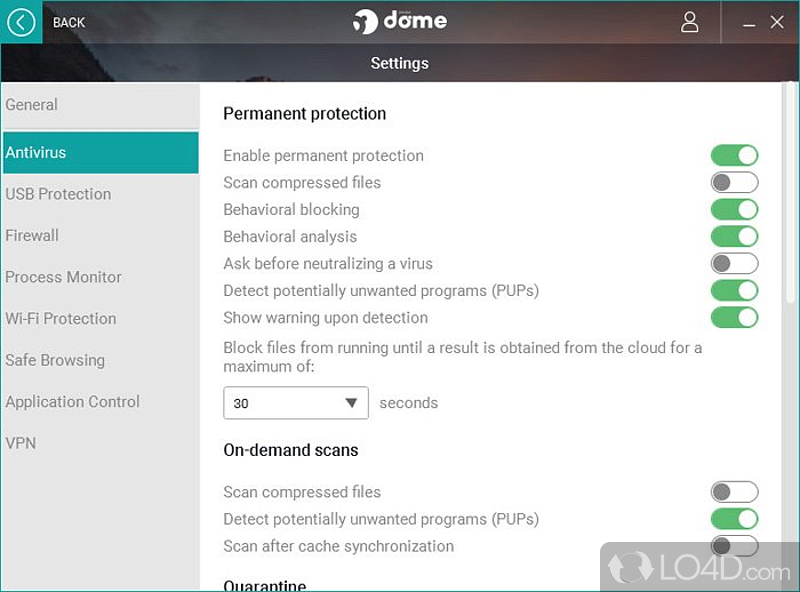 Protect your network and browse online with peace of mind - Screenshot of Panda Dome Essential