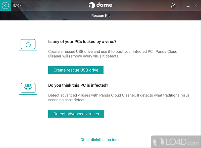 Schedule automatic scans - Screenshot of Panda Free Antivirus (Panda Dome)