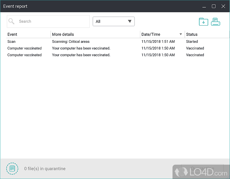 Various scanning modes and customization - Screenshot of Panda Free Antivirus (Panda Dome)