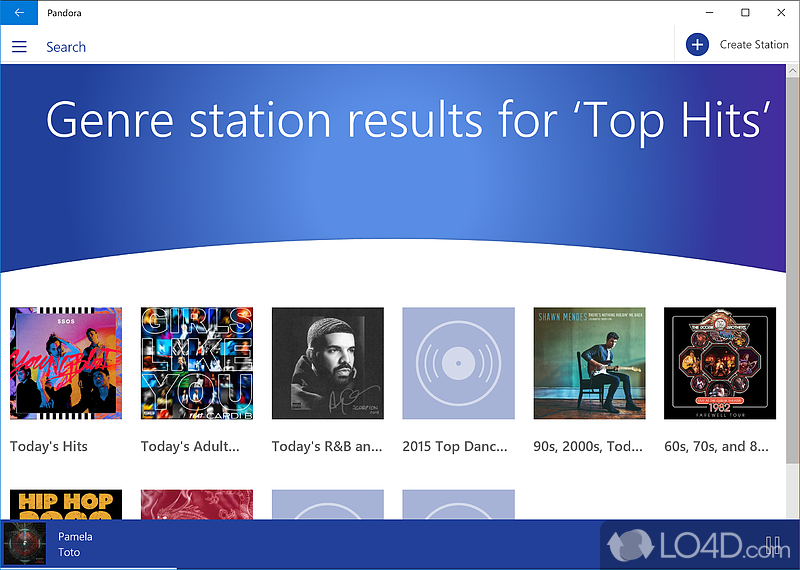 Pandora: Streaming radio - Screenshot of Pandora