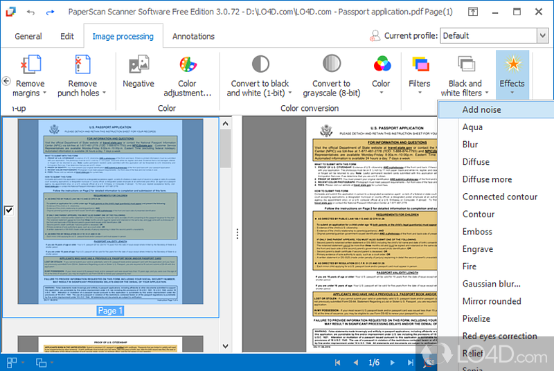 PaperScan Free: The Home Edition - Screenshot of PaperScan Free