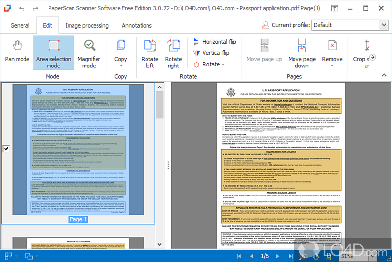 PaperScan Free: Scanning simply - Screenshot of PaperScan Free