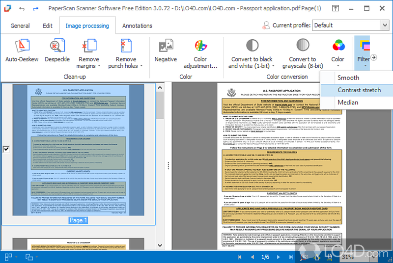 PaperScan Free: Scanner Software - Screenshot of PaperScan Free