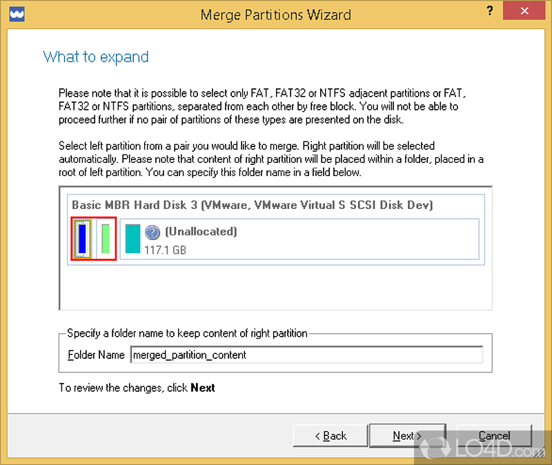 Create, copy, resize and move hard drive partitions - Screenshot of Paragon Partition Manager