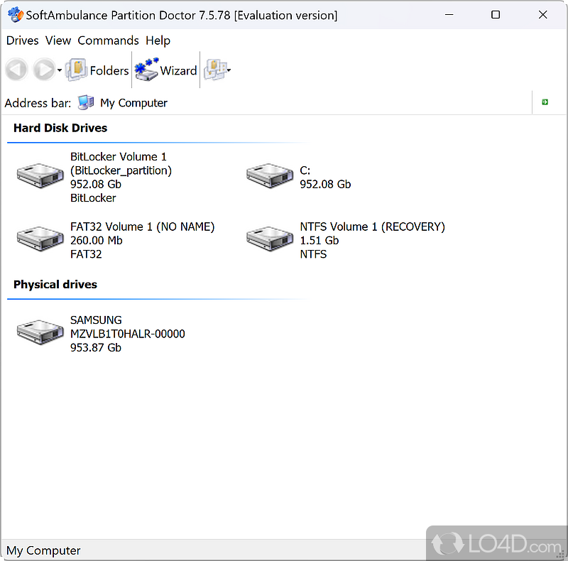Recover data from damaged disks, partitions and other structures - Screenshot of Partition Doctor