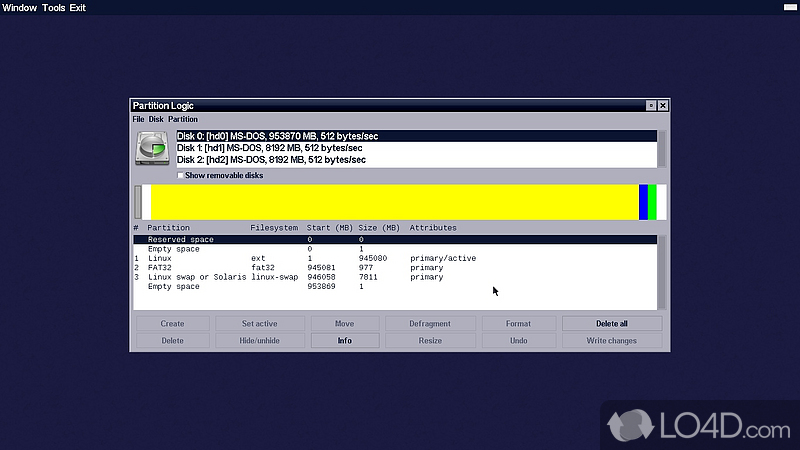 Not depending on your operating system - Screenshot of Partition Logic