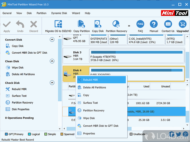 download mini tools partition wizard