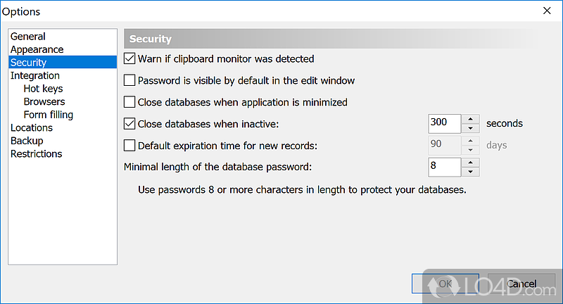 Password Manager XP screenshot