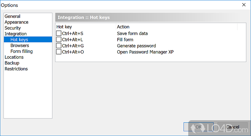 Password Manager XP screenshot