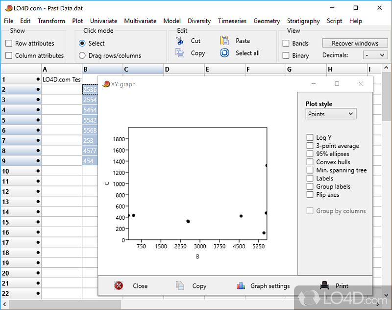 A lightweight addition to your MS Excel client - Screenshot of PAST