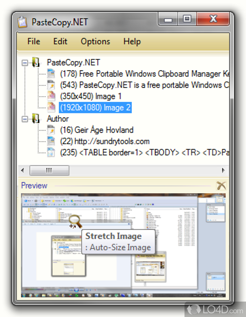 PasteCopy.NET screenshot