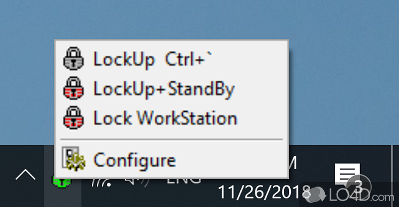 Secure PC while you're away, restrict access by time schedule - Screenshot of PC LockUp