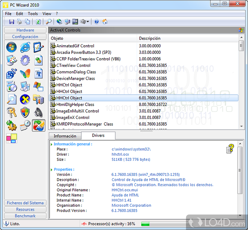 Thorough analysis of your PC from a USB drive - Screenshot of PC Wizard Portable