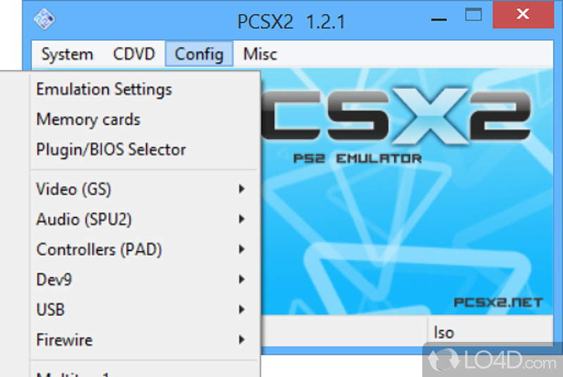 Playstation 2 emulator - Screenshot of PCSX2