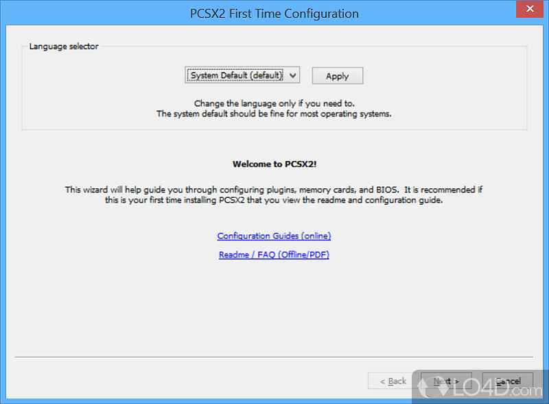 PCSX2: Emulator for PC - Screenshot of PCSX2