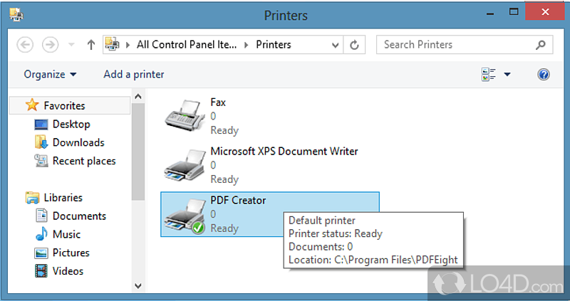 Create PDF files from different file types in a quick, convenient manner - Screenshot of PDF Creator for Windows