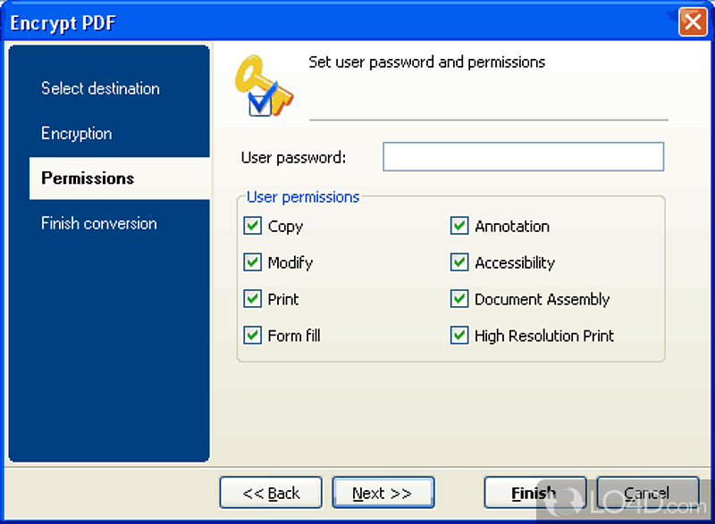 PDF Encrypter: Secure your files - Screenshot of PDF Encrypter