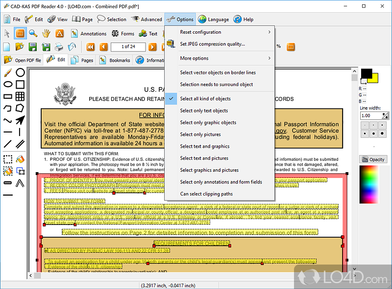 Vovsoft PDF Reader 4.3 for windows download