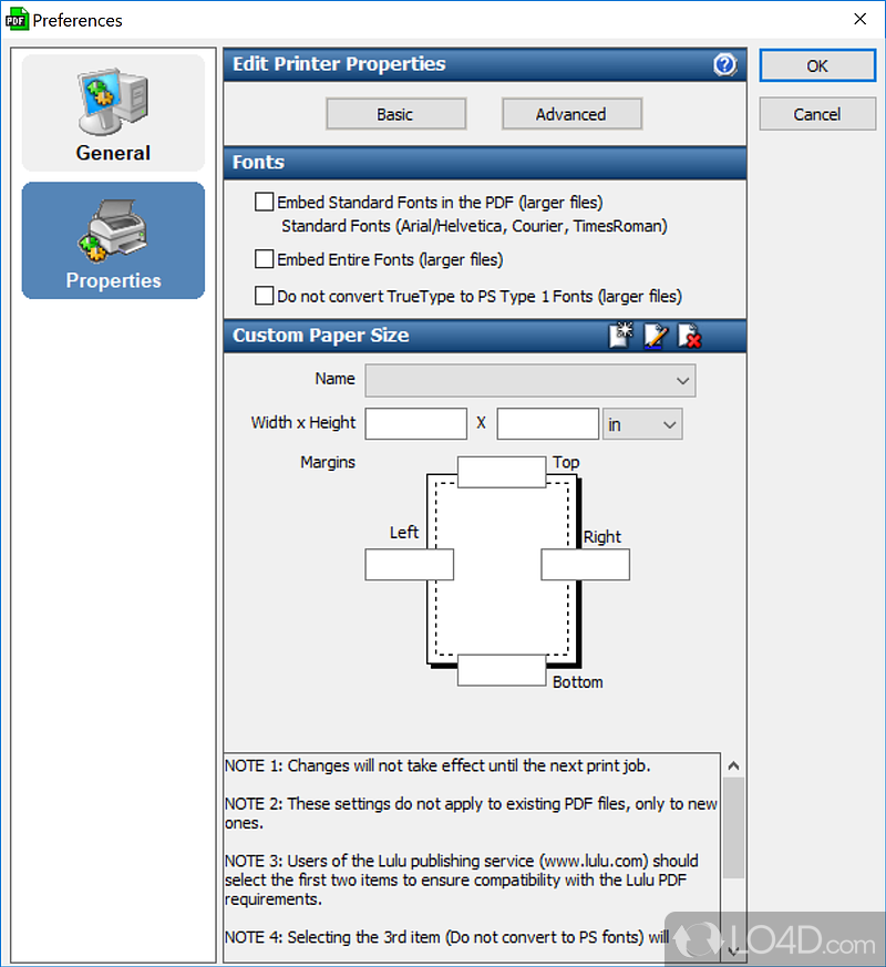 Fast, and PDF Creator - Screenshot of PDF reDirect