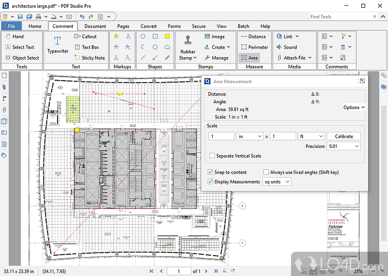 Create PDFs from scanned images - Screenshot of PDF Studio