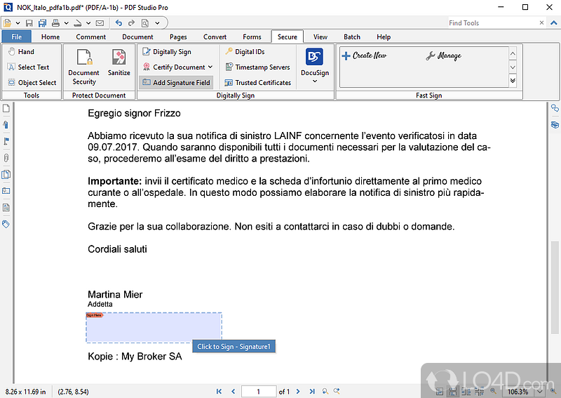 Full-featured PDF editing software - Screenshot of PDF Studio