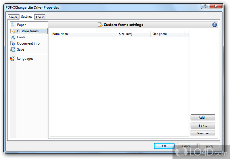 PDF Creation from any Windows Software - Screenshot of PDF-XChange Lite