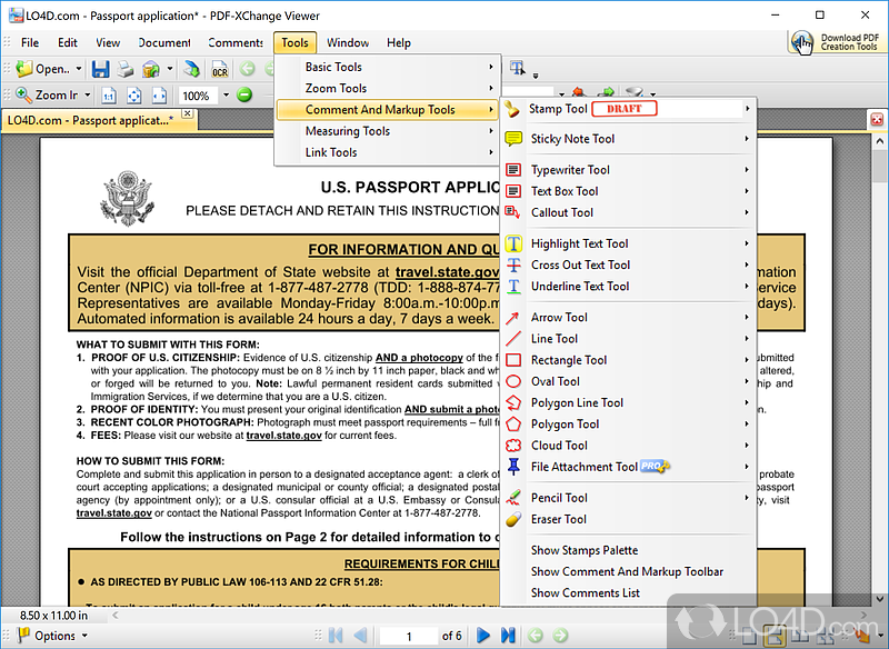 pdf xchange viewer free