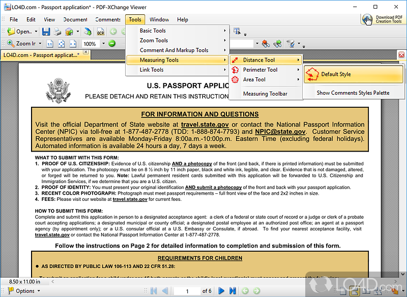 PDF-XChange Viewer: PDF reader - Screenshot of PDF-XChange Viewer