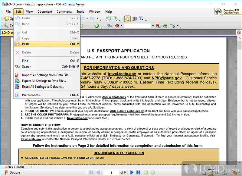 A reliable and advanced PDF viewer - Screenshot of PDF-XChange Viewer