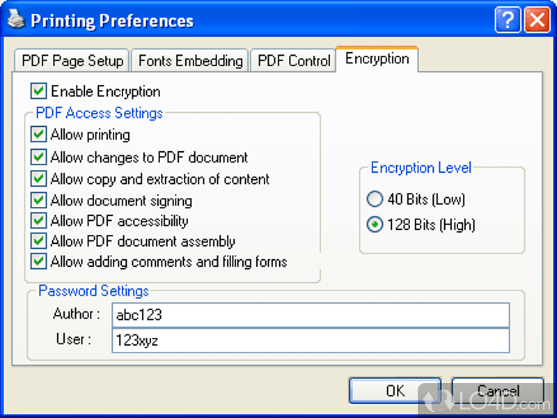PDF4U Pro: User interface - Screenshot of PDF4U Pro