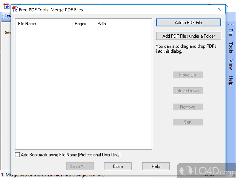 PDF Tools to merge, split, encrypt, rotate, header, watermark - Screenshot of PDFill PDF Tools